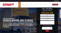 Desktop Screenshot of exodusmoving.com